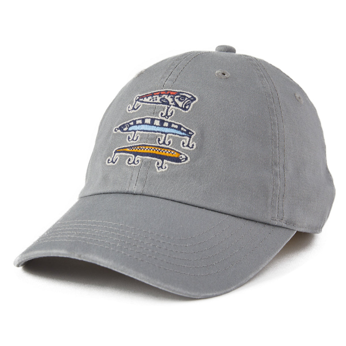 Adult Unisex Fish More Worry Less Hooks and Tackle Chill Cap