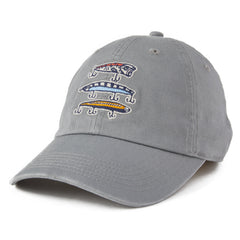 Adult Unisex Fish More Worry Less Hooks and Tackle Chill Cap