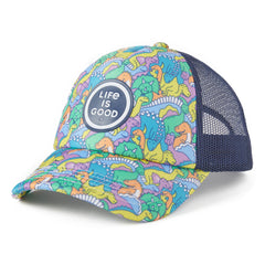 Kids Dinosaur Friends Pattern Kids Trucker
