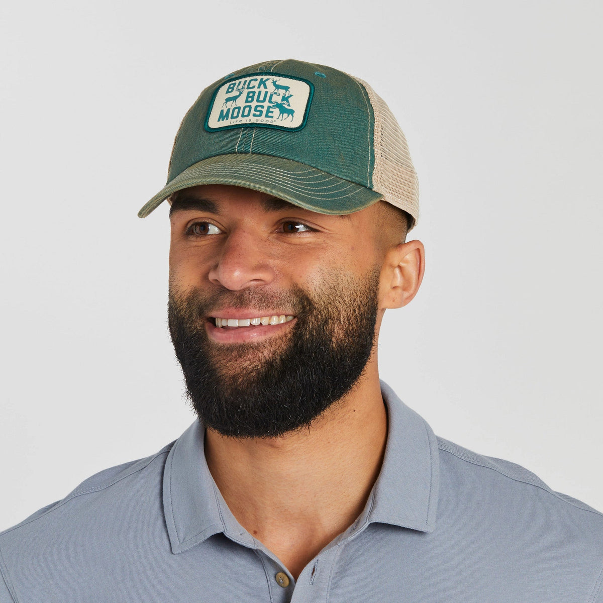 Adult Unisex Buck Buck Moose Old Favorite Mesh Back Cap