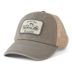 Adult Unisex Classic Pickup and Dog Old Favorite Mesh Back Cap