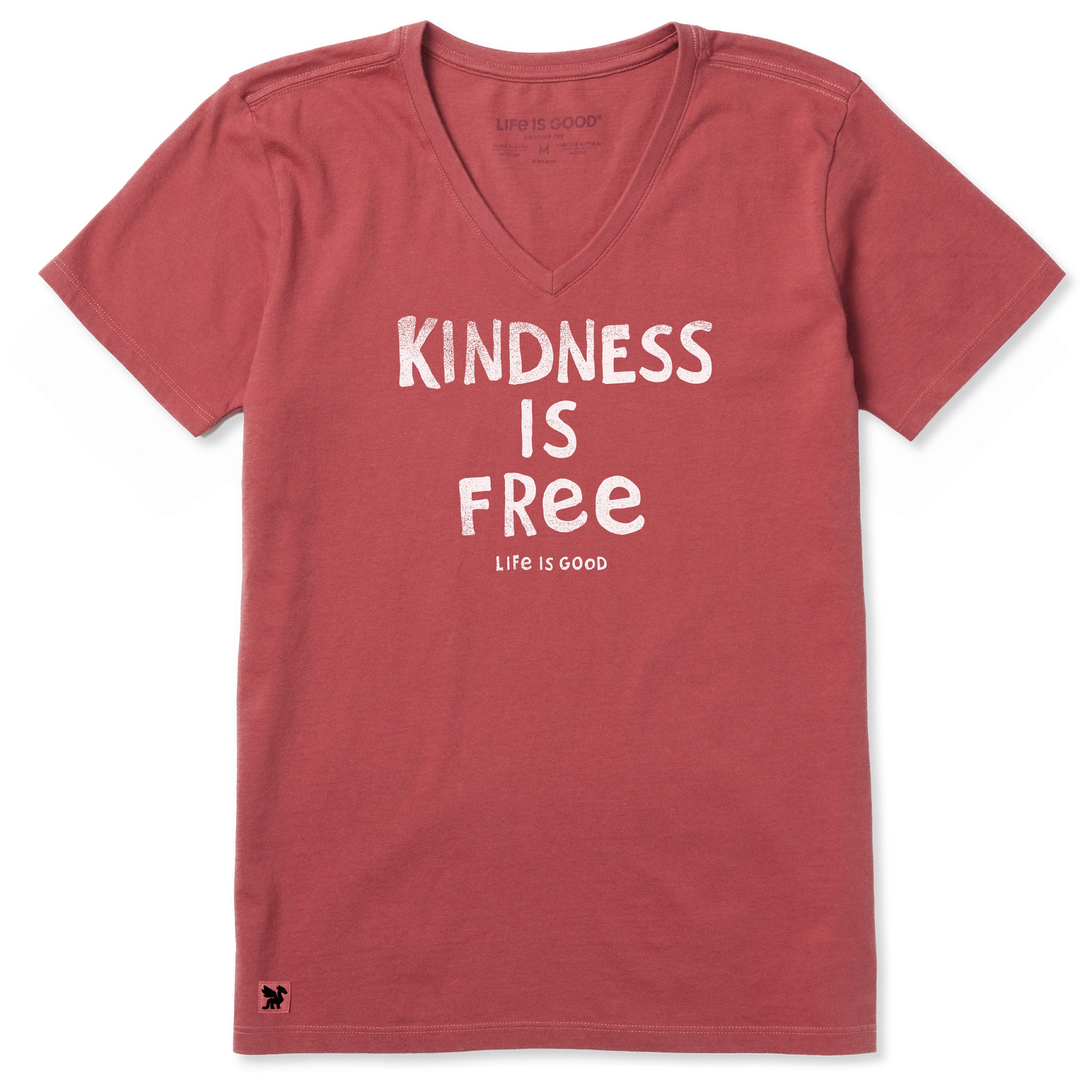 Women's Kindness is Free Short Sleeve Vee
