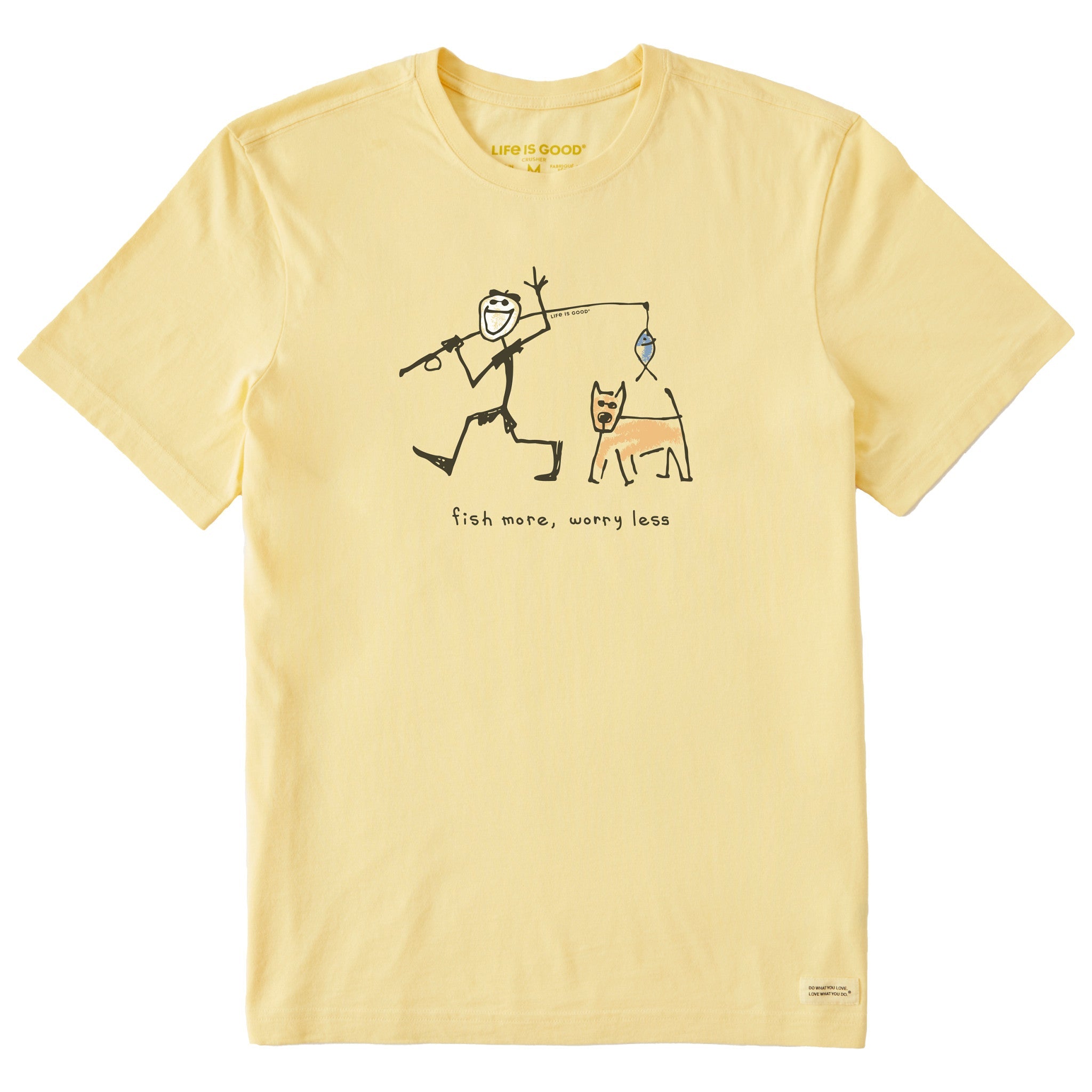 Men's Jake & Rocket Karma Fish Short Sleeve Crusher Tee