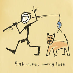 Men's Jake & Rocket Karma Fish Short Sleeve Crusher Tee