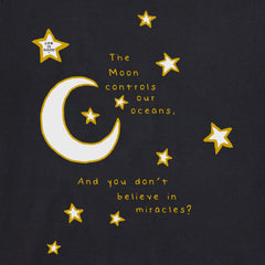Women's Celestial Believe in Miracles Long Sleeve Crusher Tee