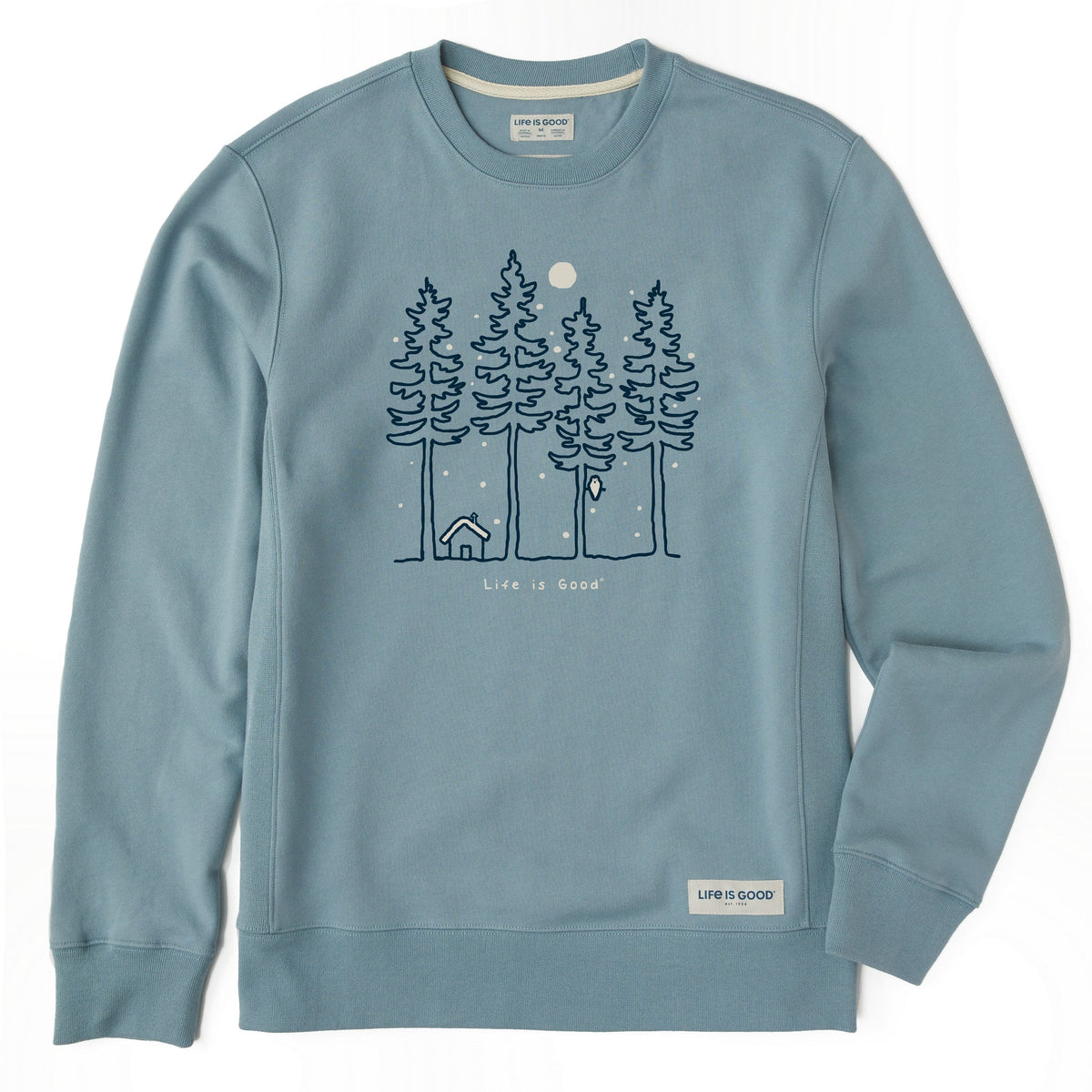 Men's Snowy Woods Simply True Fleece Crew