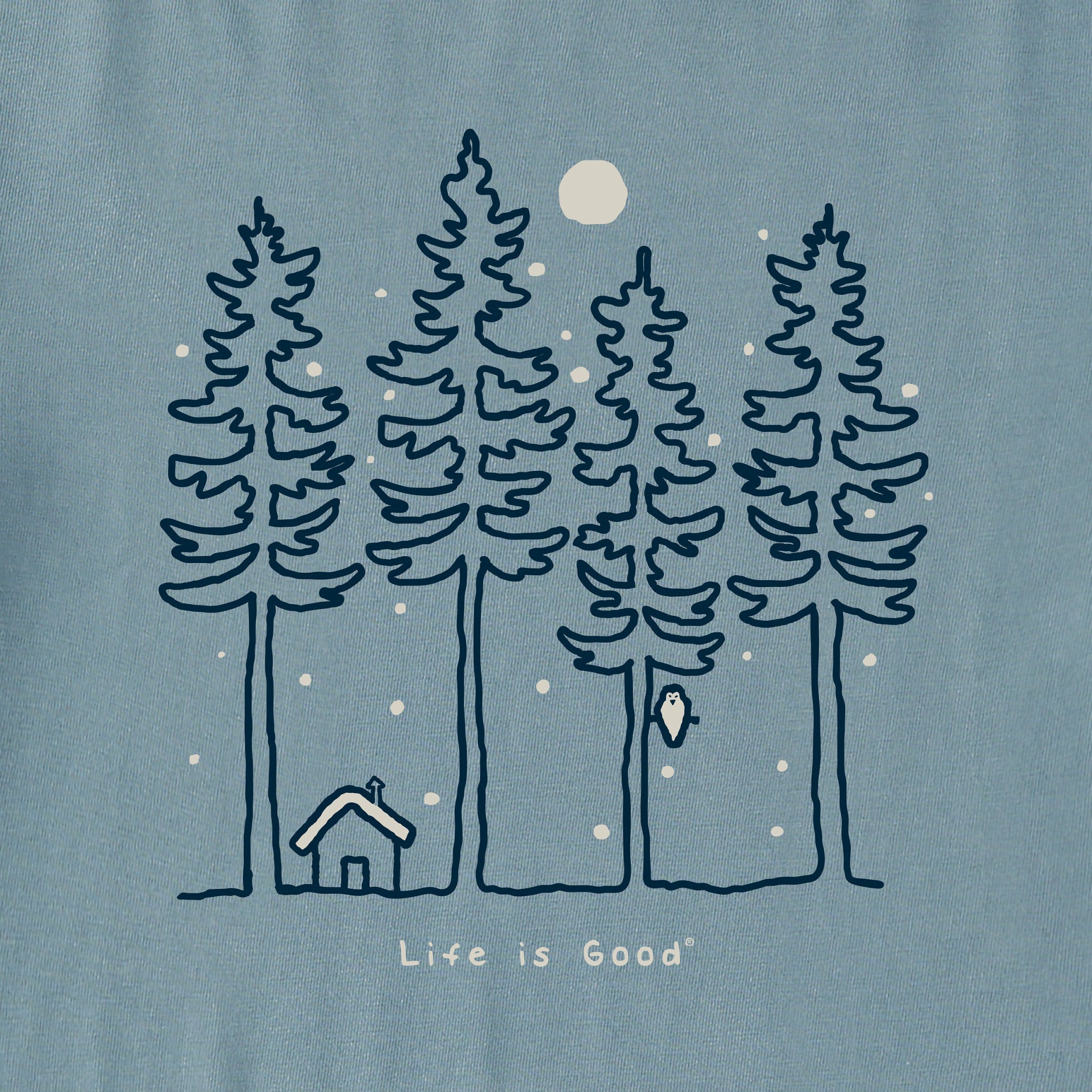 Men's Snowy Woods Simply True Fleece Crew