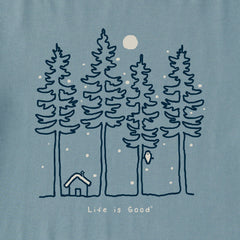 Men's Snowy Woods Simply True Fleece Crew