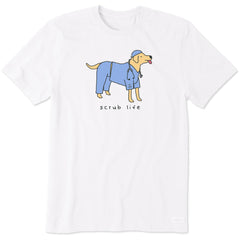 Men's Scrub Life Dog Short Sleeve Crusher Tee