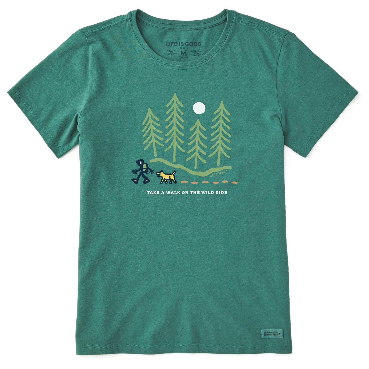 Women's Hiking Though the Woods Wildside Short Sleeve Crusher Tee