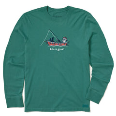 Men's Jake Holiday Fishing Long Sleeve Crusher Tee