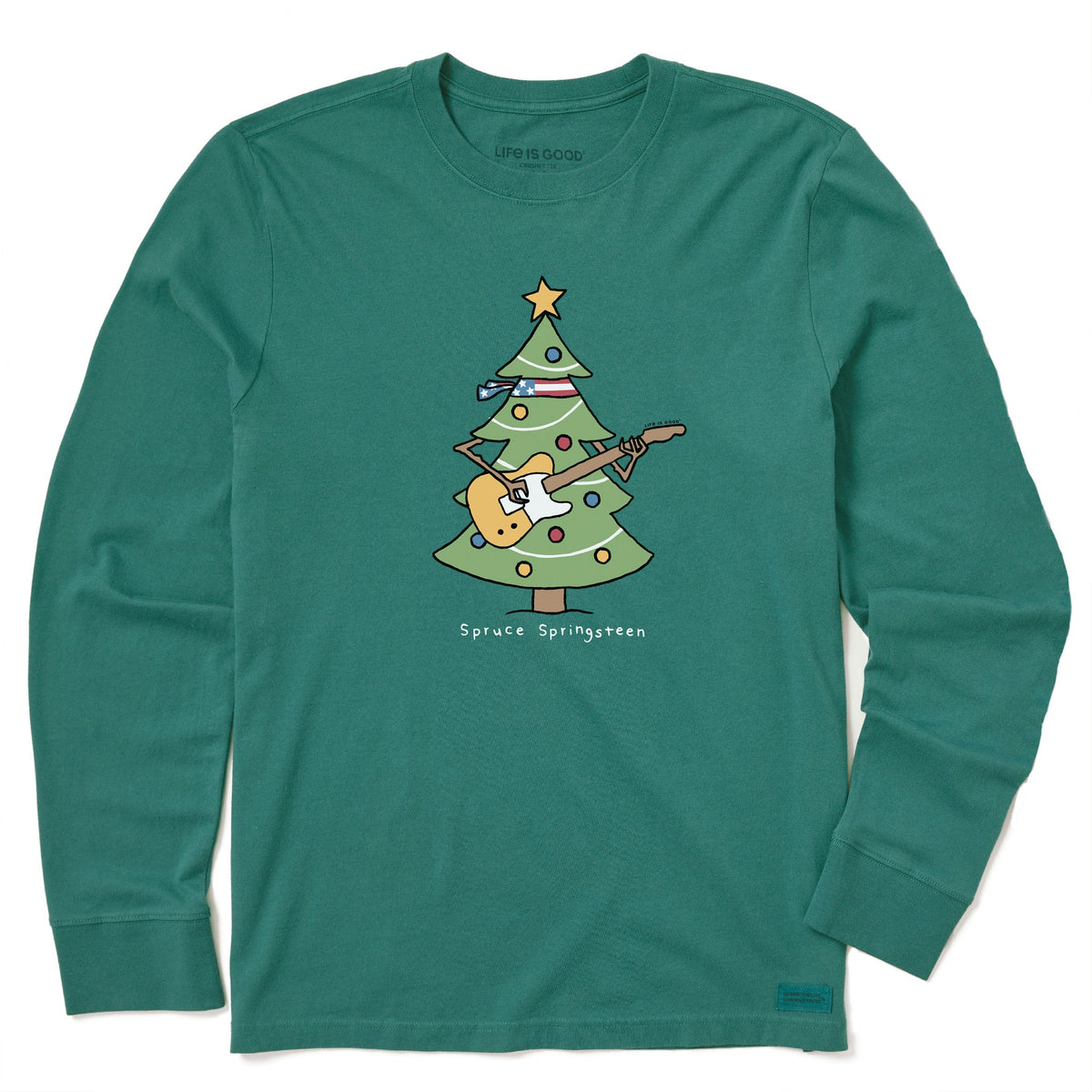 Men's Spruce Springsteen Long Sleeve Crusher Tee