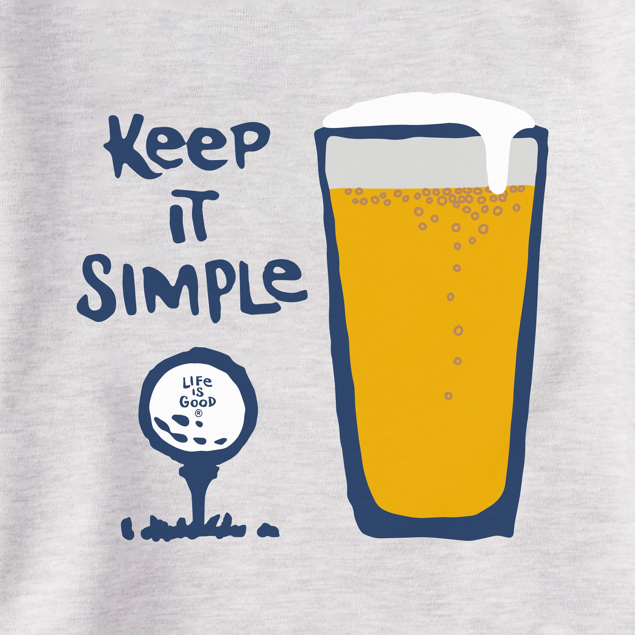 Men's Keep it Simple Golf & Beer Simply True Fleece Hoodie
