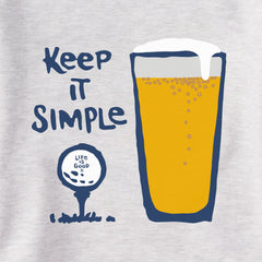 Men's Keep it Simple Golf & Beer Simply True Fleece Hoodie