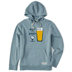Men's Keep it Simple Golf & Beer Simply True Fleece Hoodie