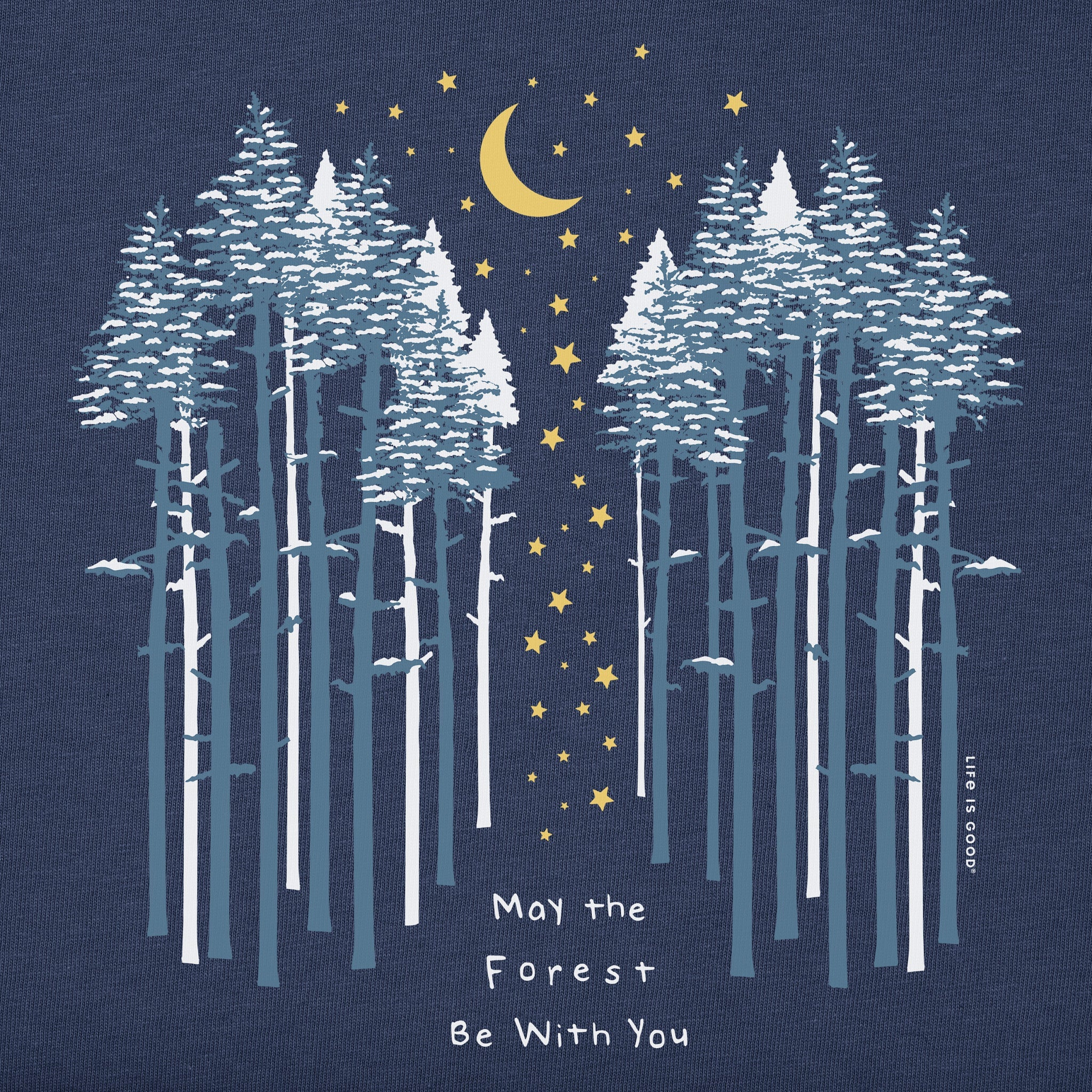 Men's May the Wintery Forest Be With You Short Sleeve Crusher Tee