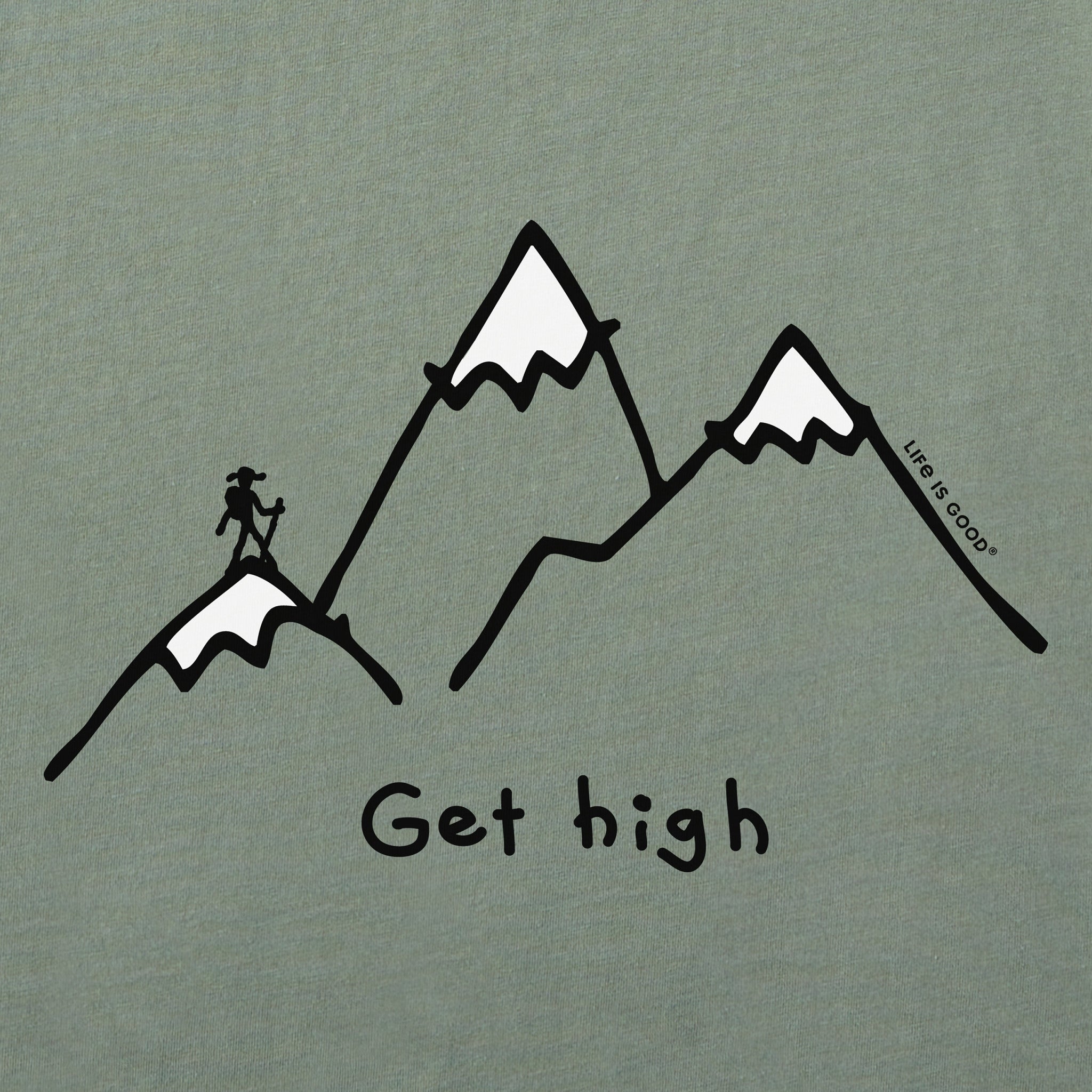 Men's Get High Hiker Short Sleeve Crusher Tee