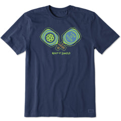 Men's Keep It Simple Pickleball Short Sleeve Crusher Tee