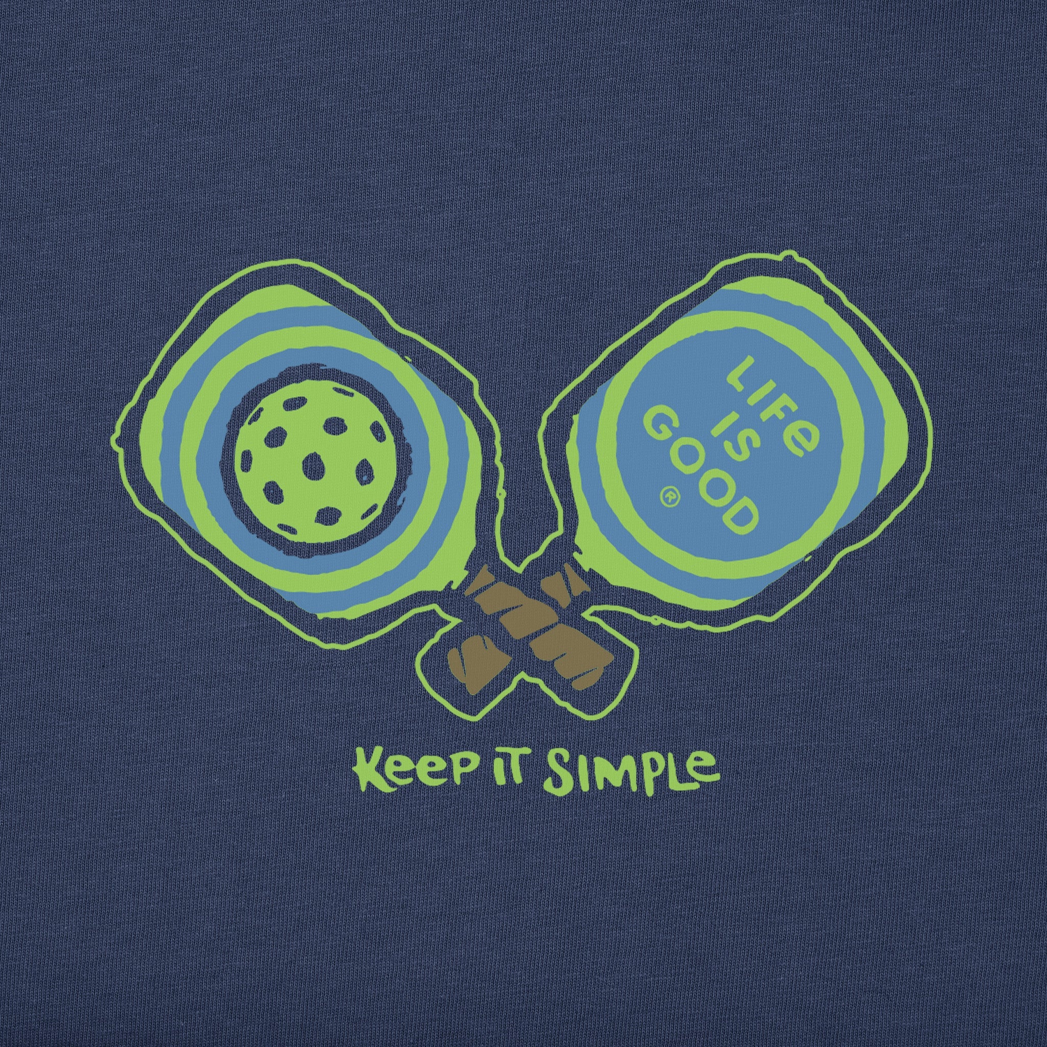 Men's Keep It Simple Pickleball Short Sleeve Crusher Tee