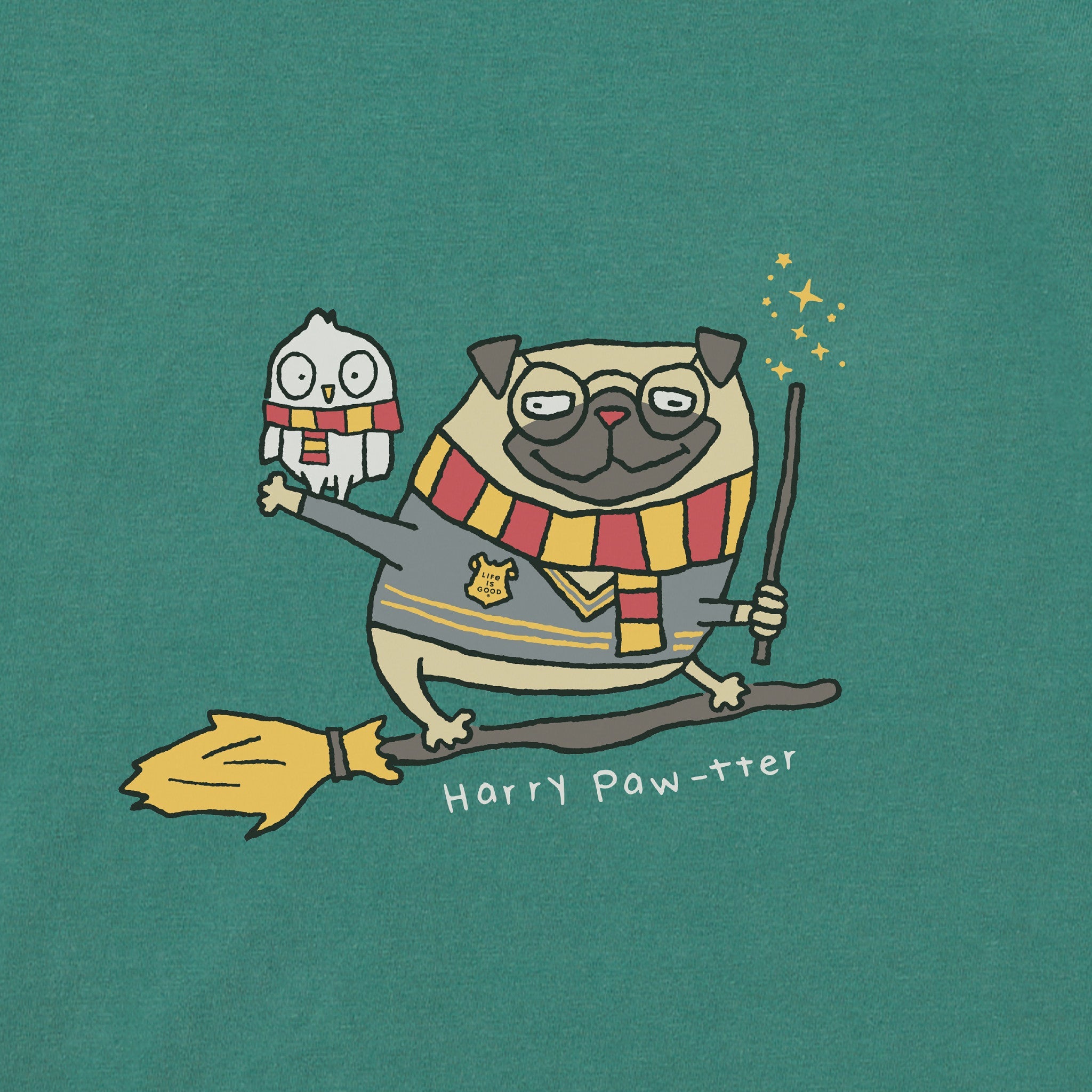 Women's Harry Paw-ter Short Sleeve Crusher Tee