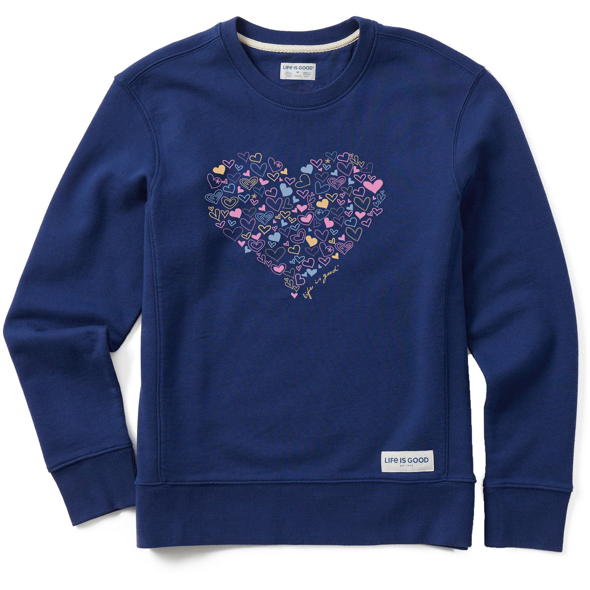 Women's Hearty Heart Simply True Fleece Crew