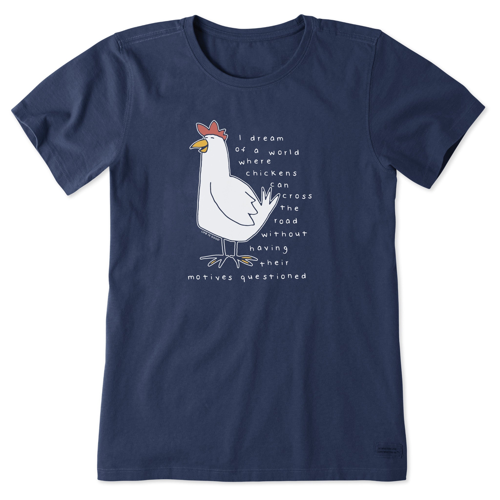 Women's Chicken Motives Short Sleeve Tee