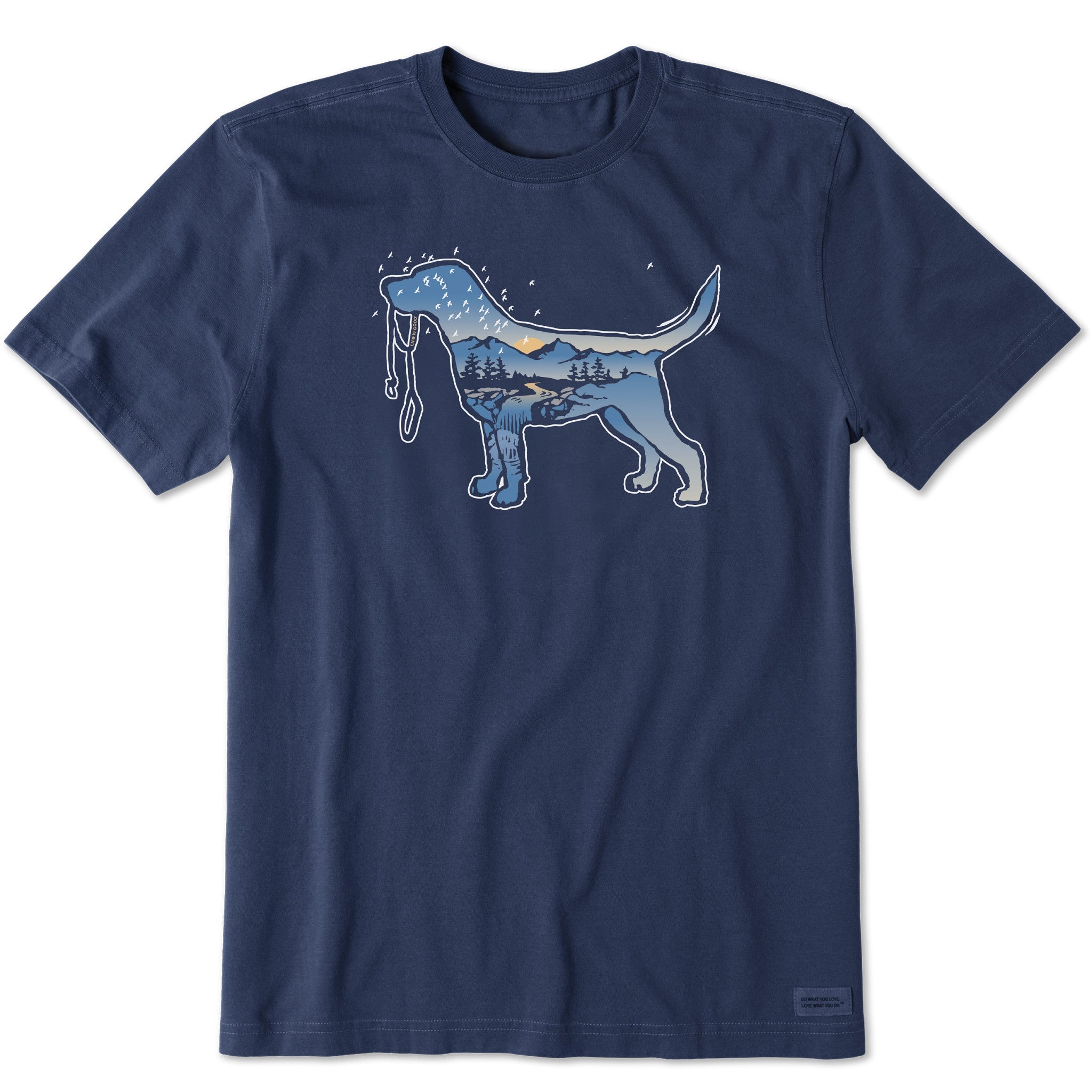 Men's Macro Micro Dogscape Short Sleeve Crusher Tee
