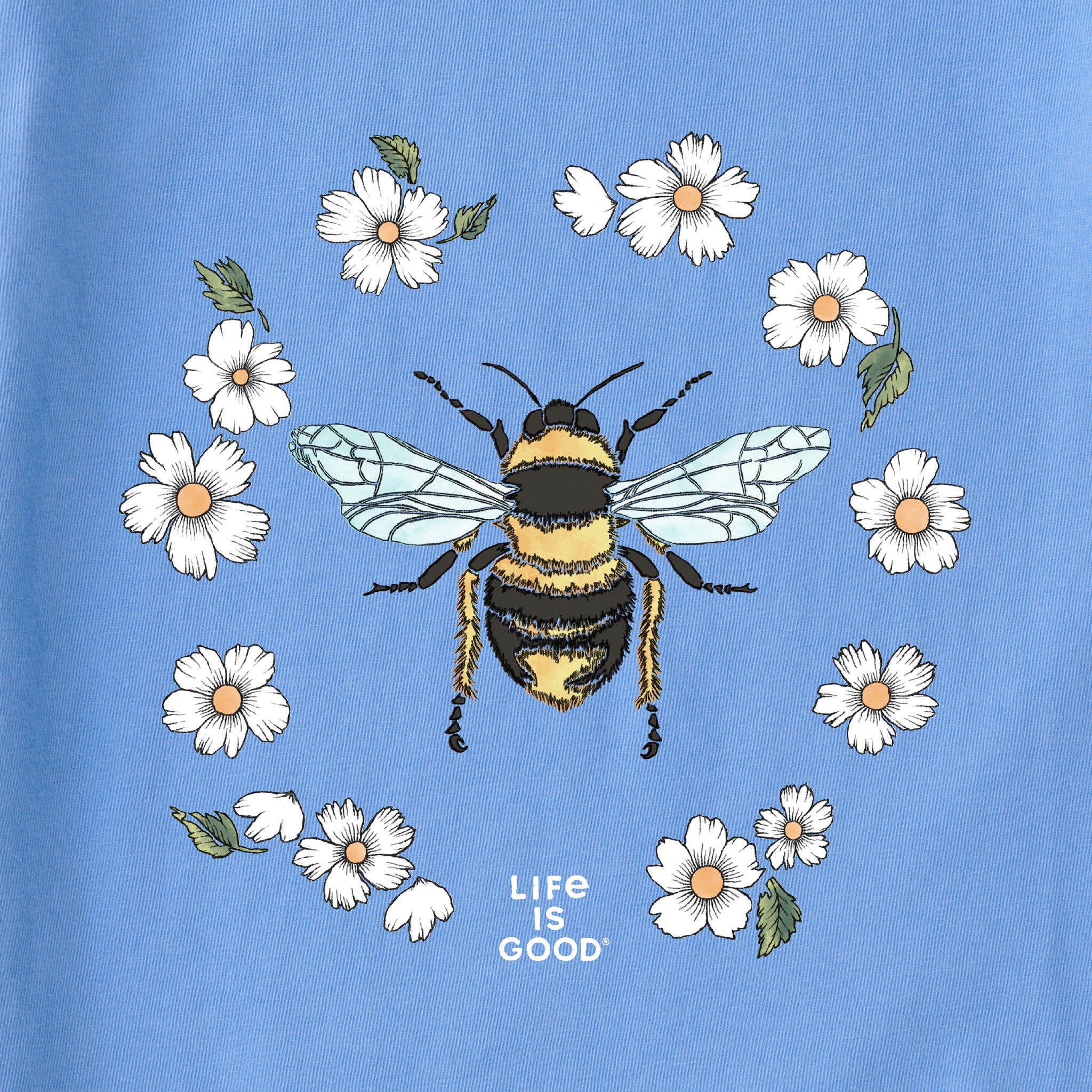 Women's Flowerbee Short Sleeve Vee