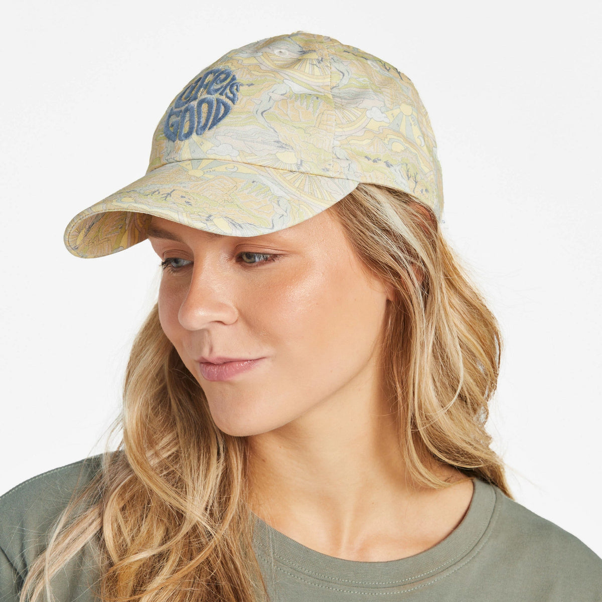 Adult Unisex Trippy Landscape Pattern Chill Cap