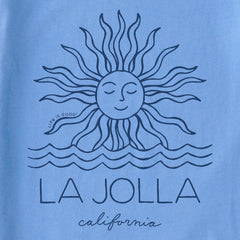Women's La Jolla Simple Sunny Smile Short Sleeve Crusher-LITE Tee