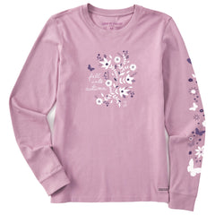 Women's Fall Into Autumn Long Sleeve Crusher Tee