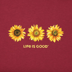 Women's 3 Sunflowers Simply True Fleece Hoodie