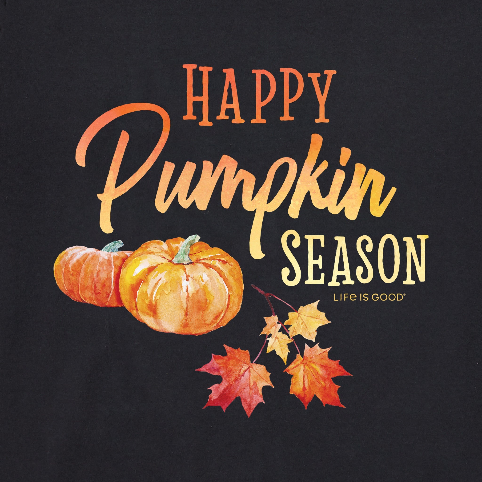 Women's Happy Pumpkin Season Short Sleeve Crusher Tee
