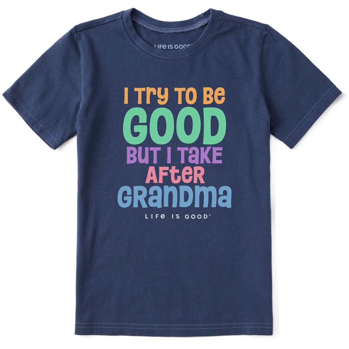 Kids Good Grandma Short Sleeve Crusher Tee
