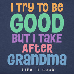 Kids Good Grandma Short Sleeve Crusher Tee
