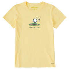 Women's It's in the Hole Golf Short Sleeve Crusher Tee