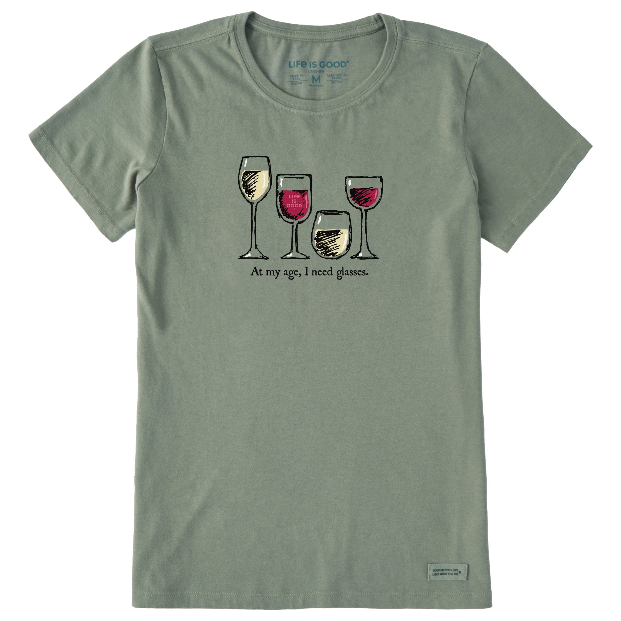 Women's I Need Wine Glasses Short Sleeve Tee
