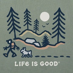 Women's Hiking Through the Woods Frenchy Short Sleeve Crusher Tee