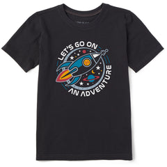 Kids Let's Go on an Adventure Short Sleeve Crusher Tee