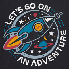 Kids Let's Go on an Adventure Short Sleeve Crusher Tee