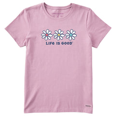 Women's 3 Daisies Short Sleeve Crusher Tee