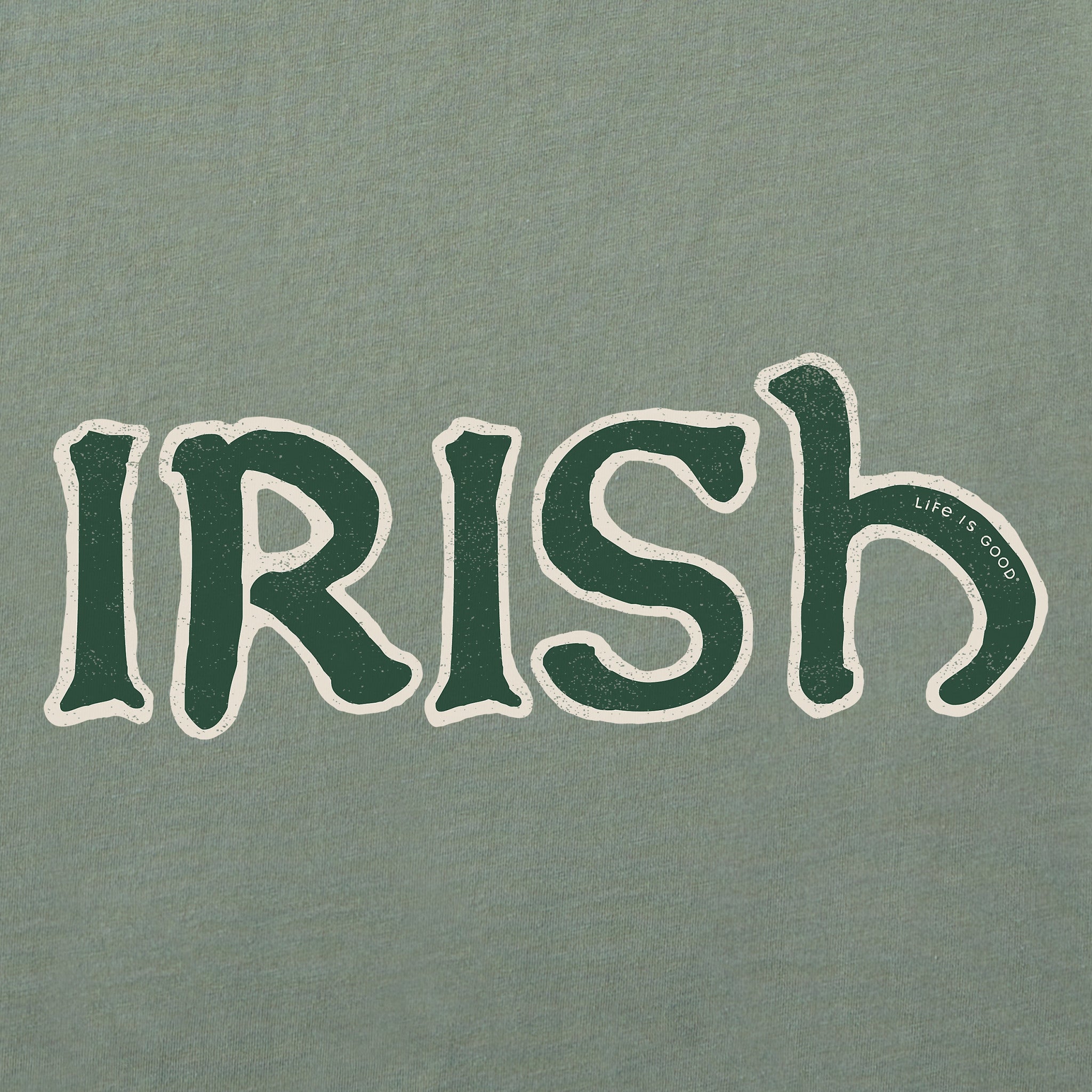 Women's Irish Outline Short Sleeve Crusher Tee