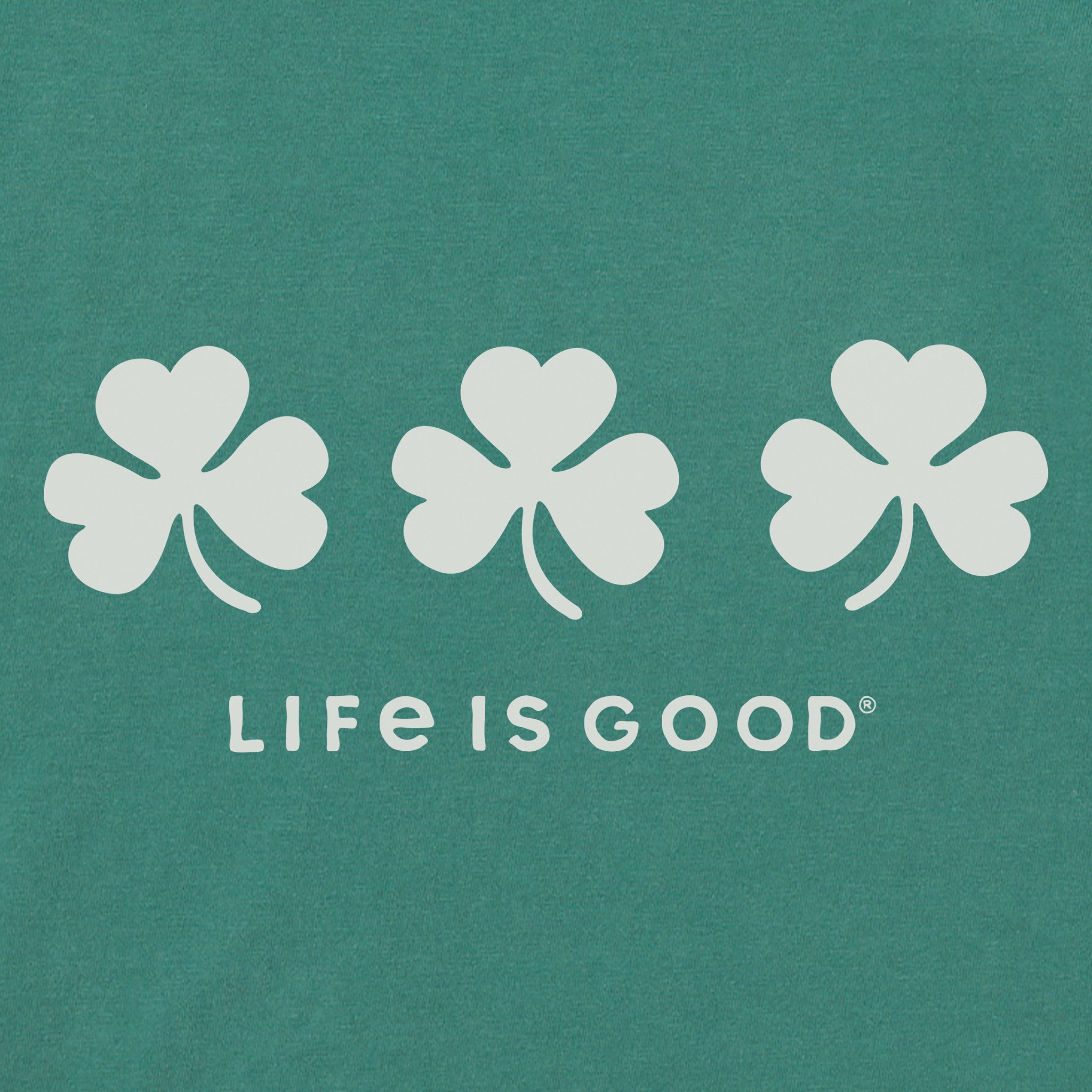 Men's Three Shamrocks Short Sleeve Crusher Tee