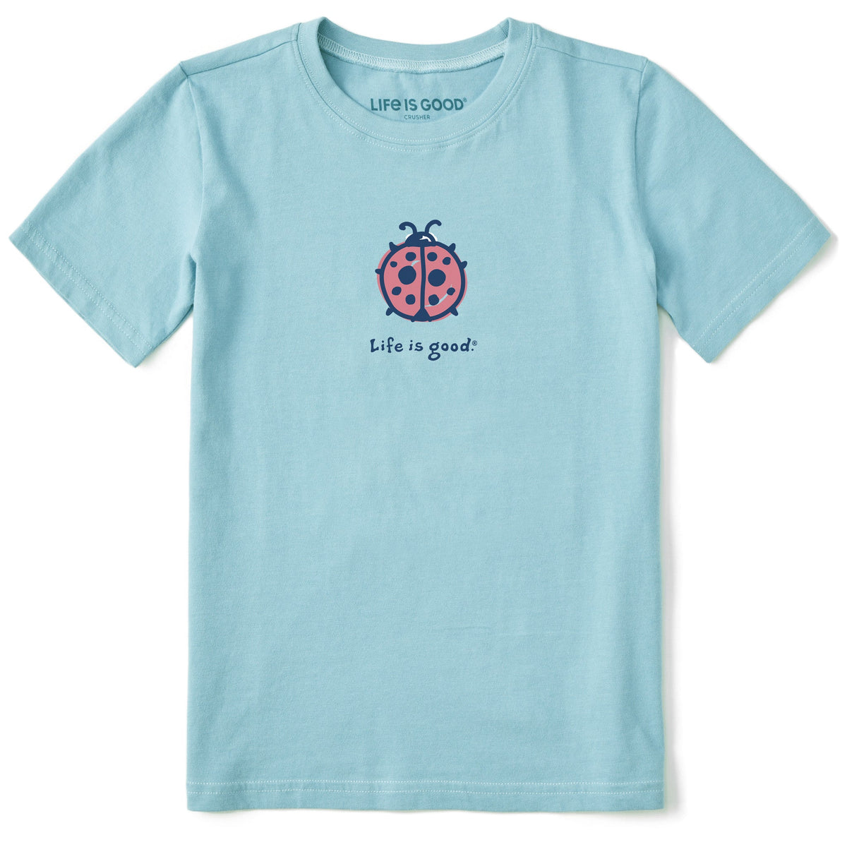Kids Ladybug Short Sleeve Crusher Tee