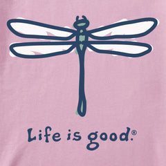 Women's Dragonfly Short Sleeve Crusher Vee