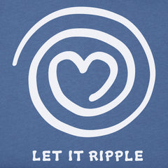 Women's Let it Ripple Short Sleeve Crusher Vee
