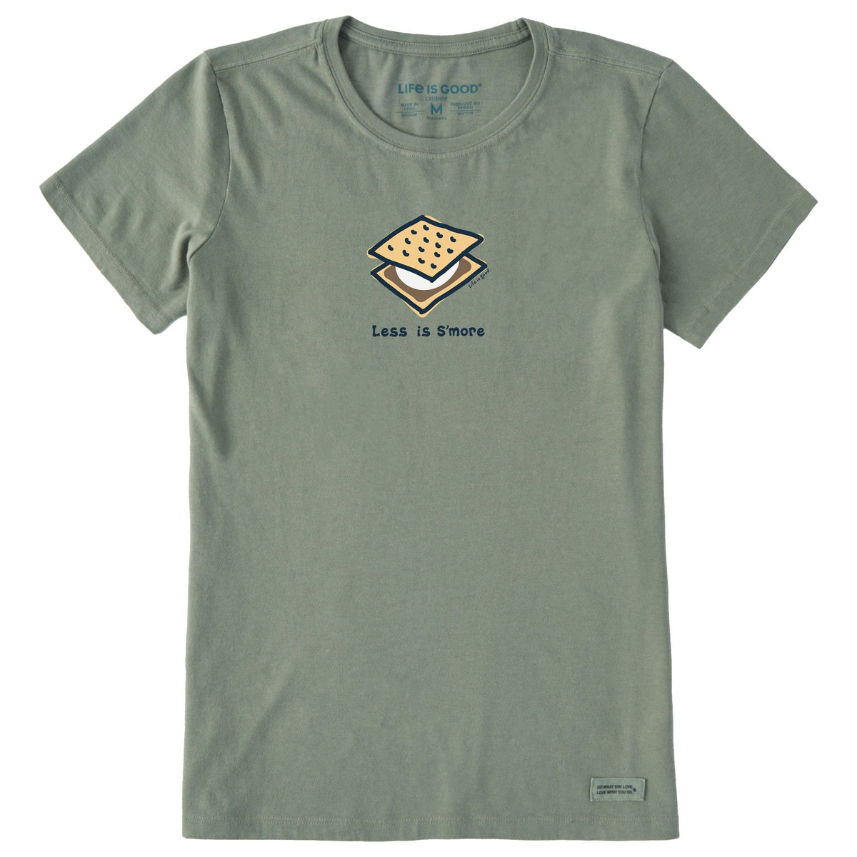 Women's Less is Smore Short Sleeve Crusher Tee