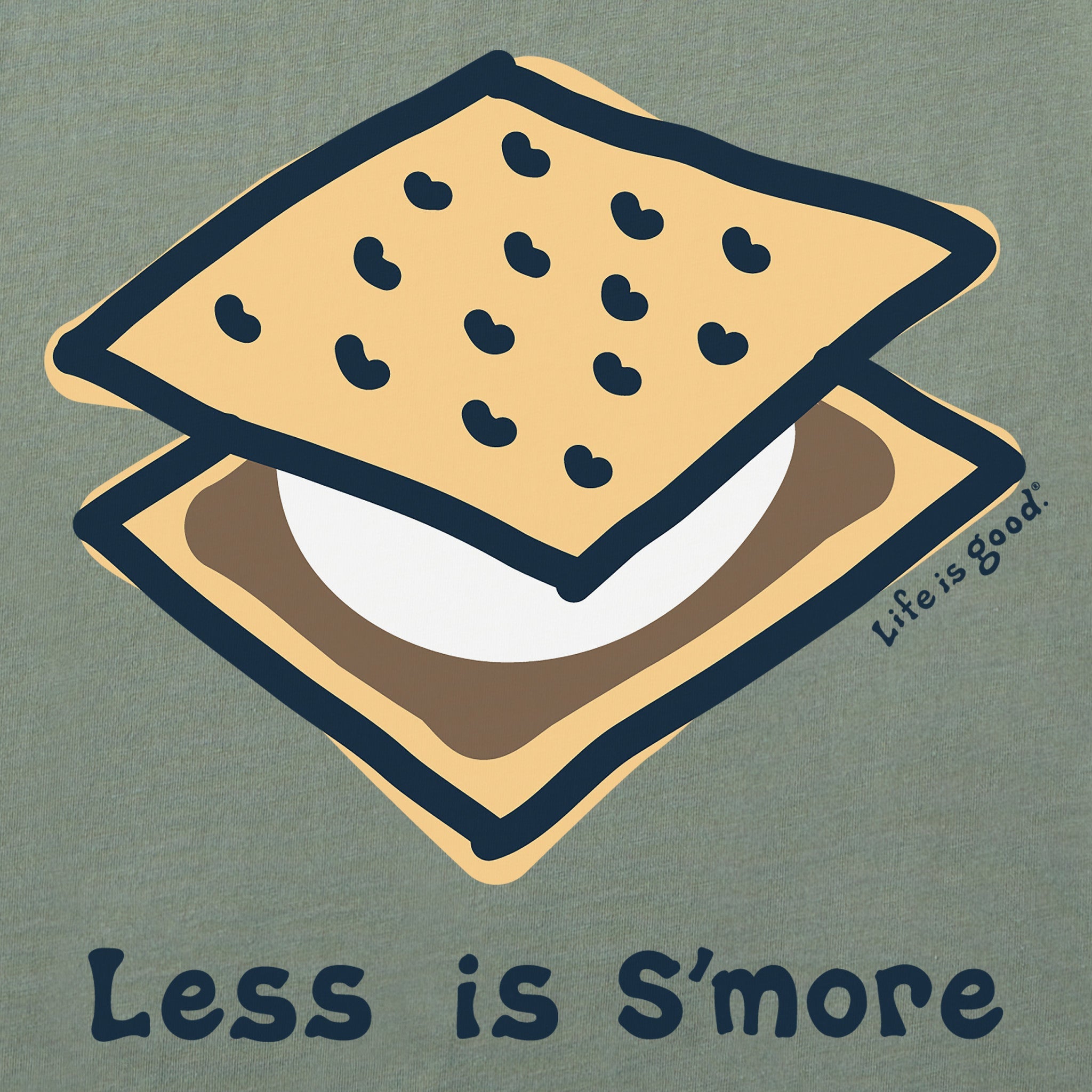 Women's Less is Smore Short Sleeve Crusher Tee
