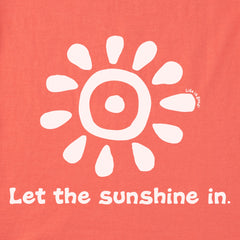 Women's Let the Sunshine In Short Sleeve Crusher Tee