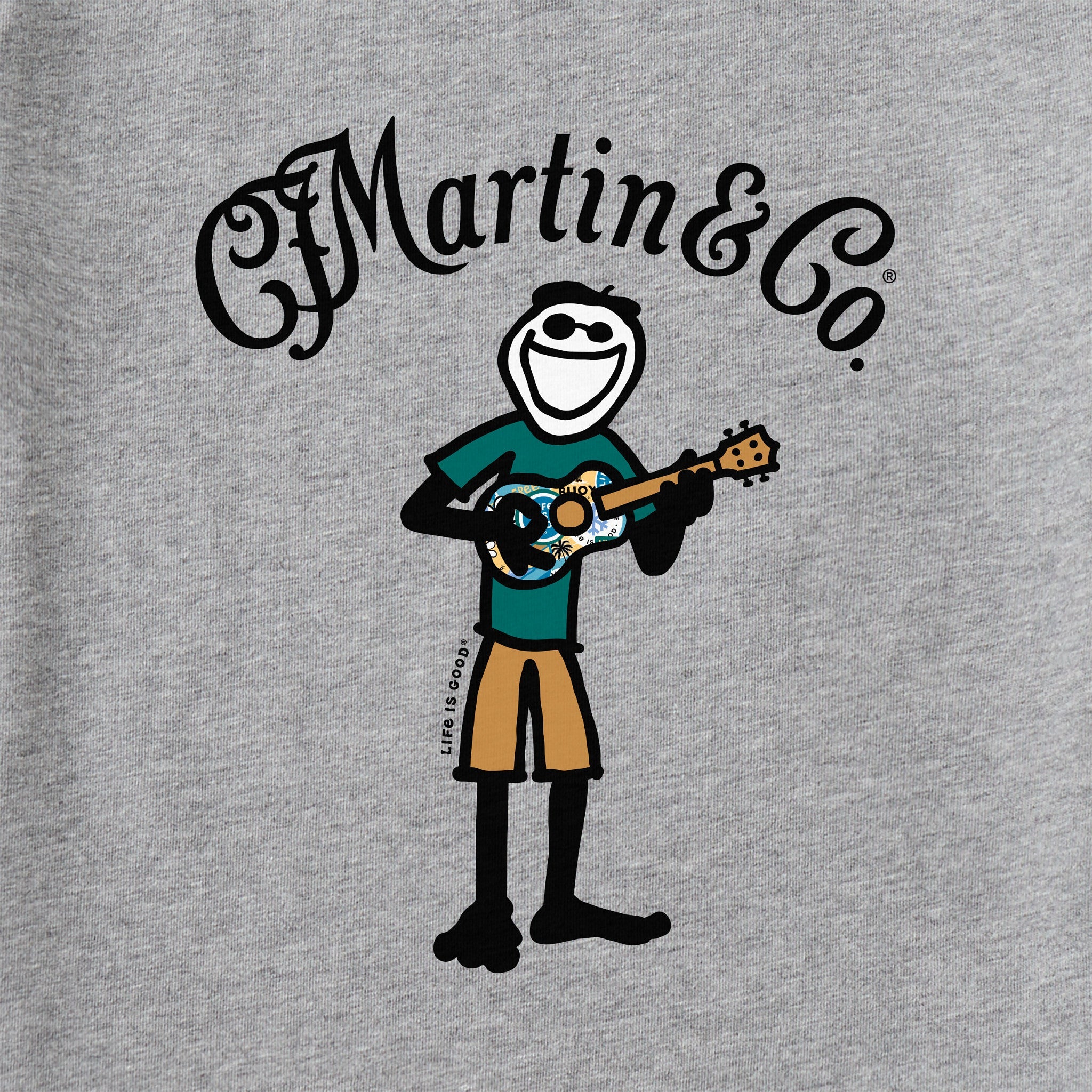 Women's Jake Martin Guitar Short Sleeve Crusher Tee